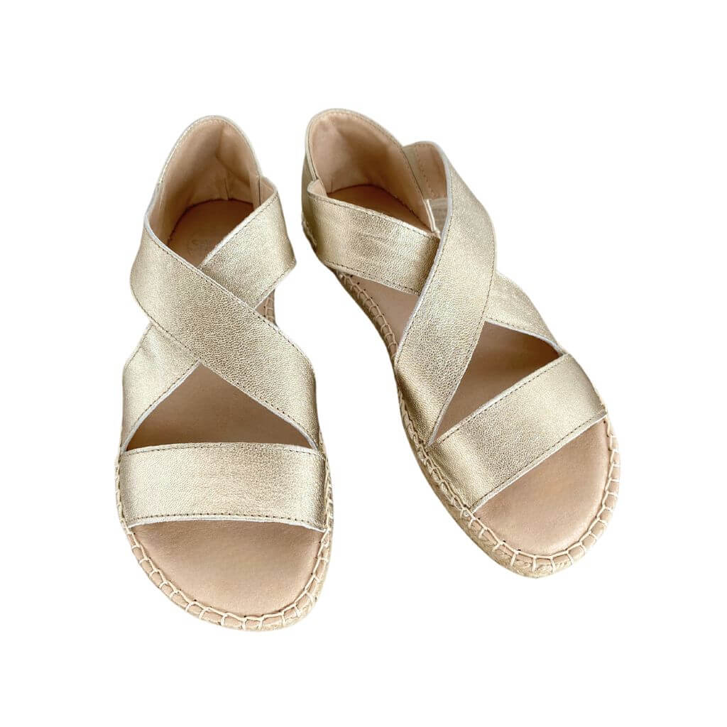 Beach Espadrille in Champagne - Shoeq