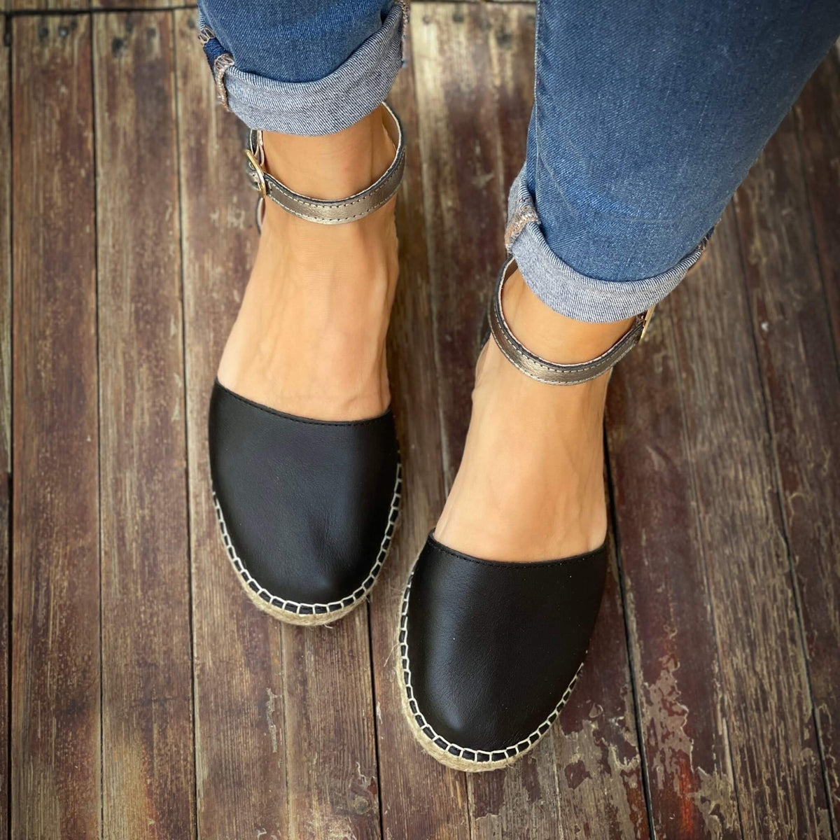 City Espadrille in Midnight Pewter - Shoeq