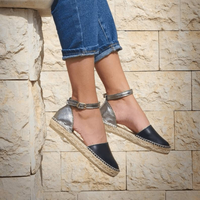 City Espadrille in Midnight Pewter - Shoeq