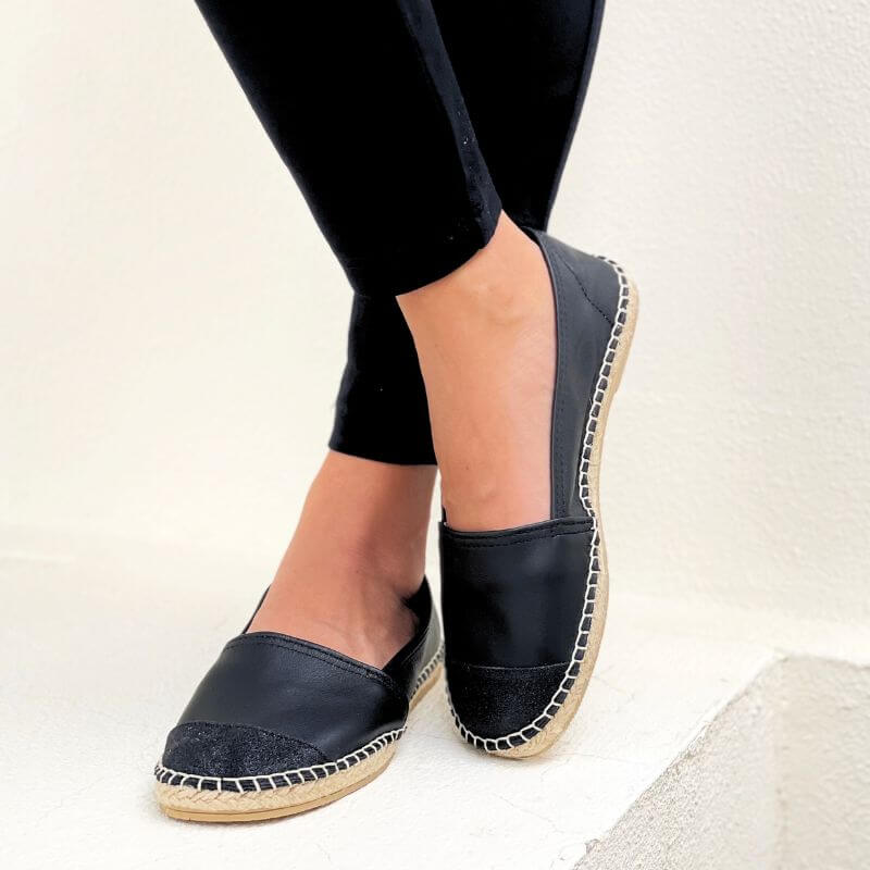 Classic Espadrille in Midnight Glitter - Shoeq