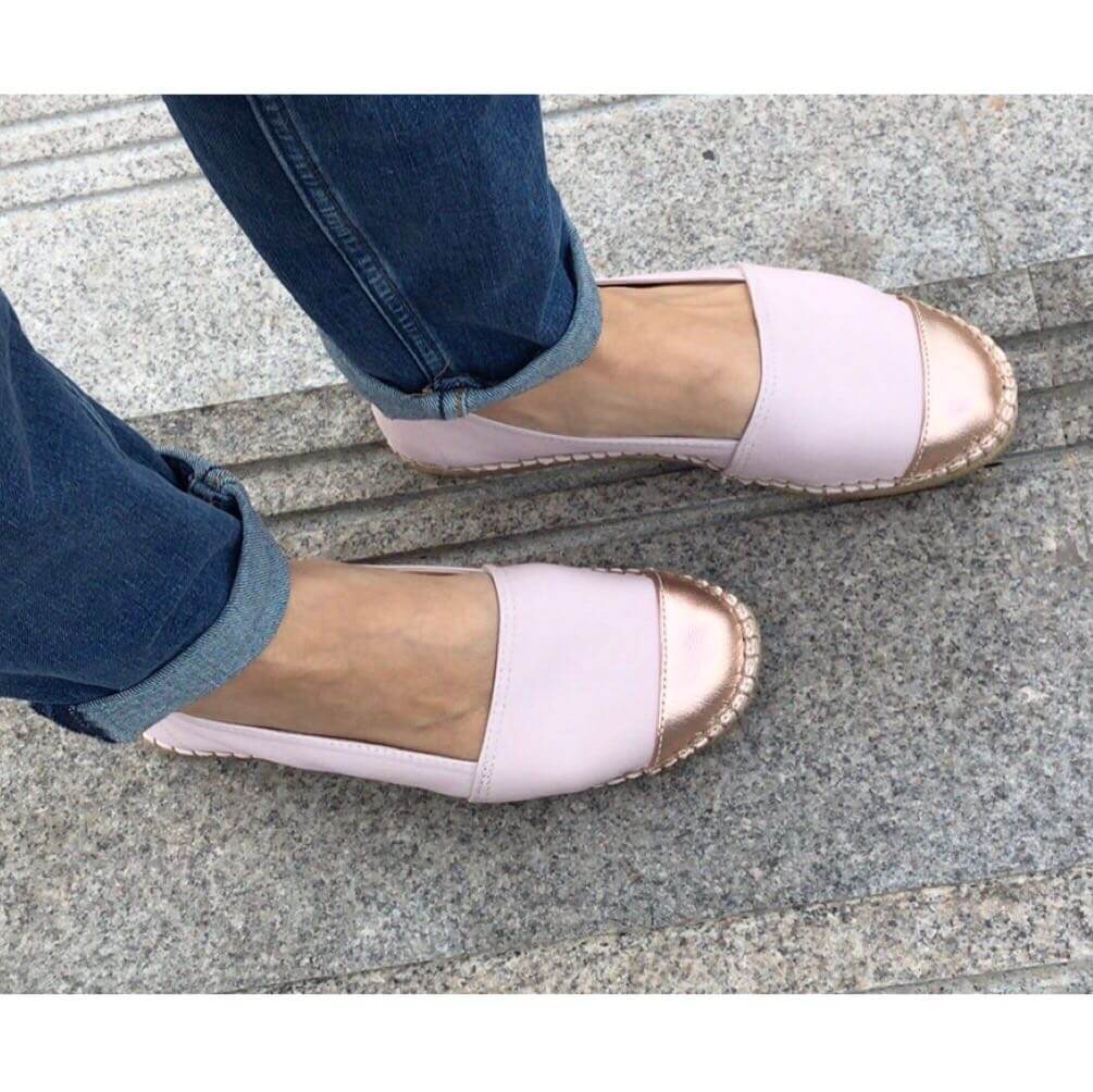 Classic Espadrille in Rose Blush - Shoeq