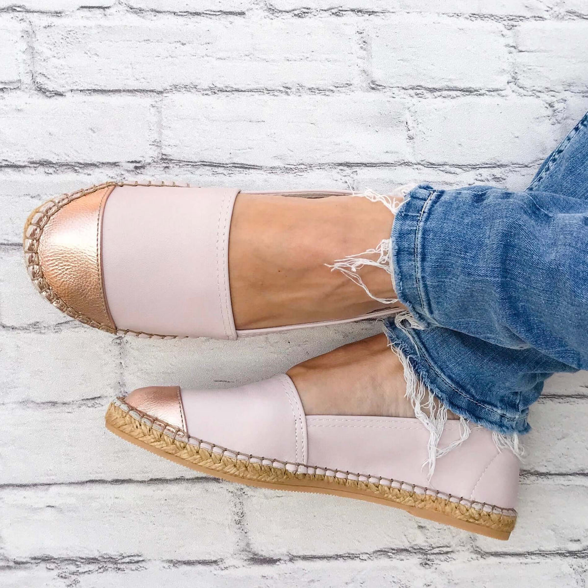 Classic Espadrille in Rose Blush - Shoeq