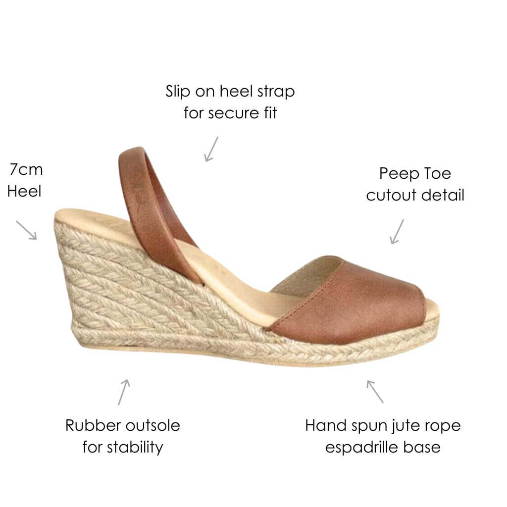 Classic Espadrille Wedge ('23 Edit) in Chocolate - Shoeq