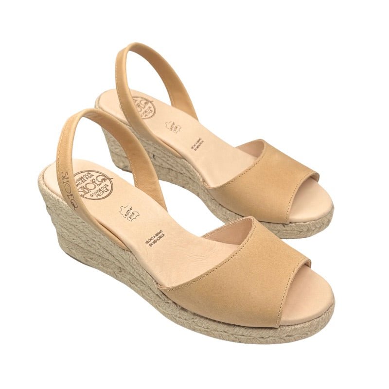 Classic Espadrille Wedge ('24 Edit) in Caramel - Shoeq