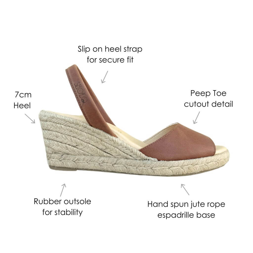 Classic Espadrille Wedge in Chocolate - 2024 Edit - Shoeq