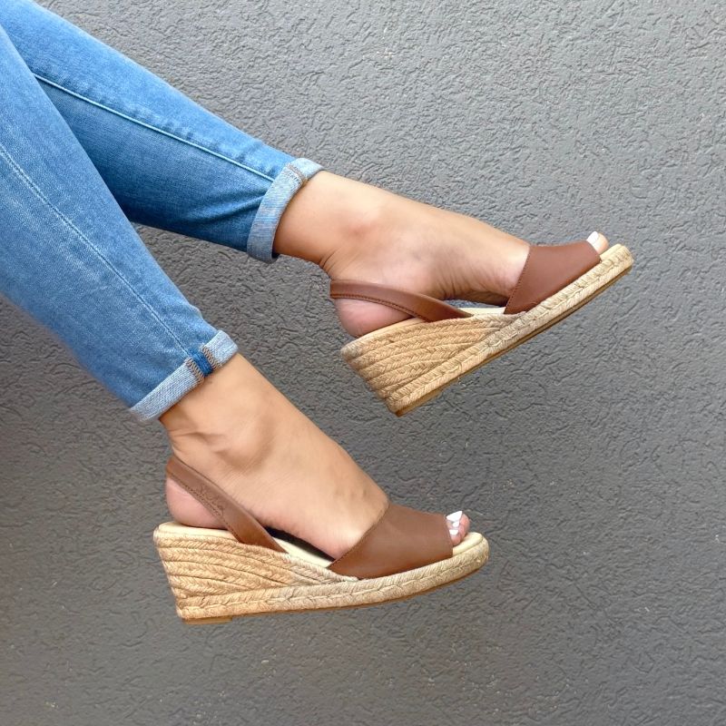 Classic Espadrille Wedge in Chocolate - 2024 Edit - Shoeq