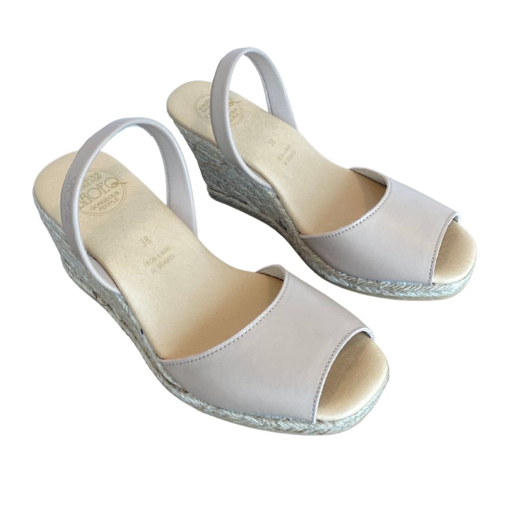 Classic Espadrille Wedge in Latte - 2023 edit - Shoeq