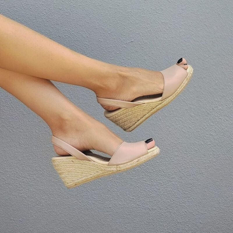 Classic Espadrille Wedge in Latte - 2024 Edit - Shoeq