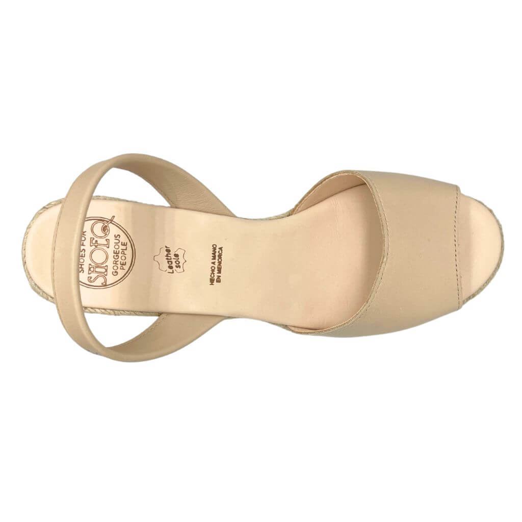 Classic Espadrille Wedge in Latte - 2024 Edit - Shoeq