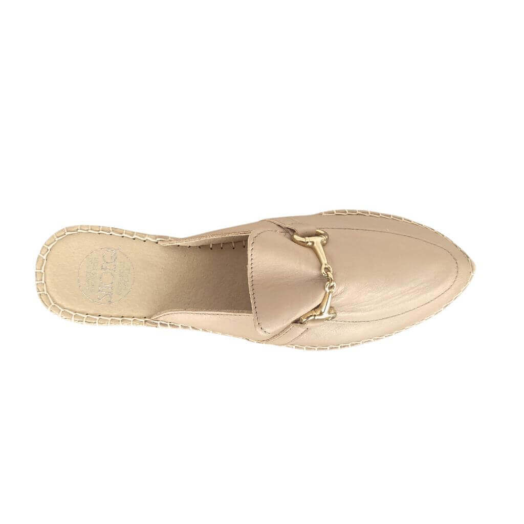 Espadrille Mule in Sand - Shoeq