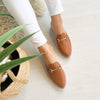 Espadrille Mule in Tan - Shoeq