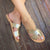 Hania Slide in Champagne - Shoeq