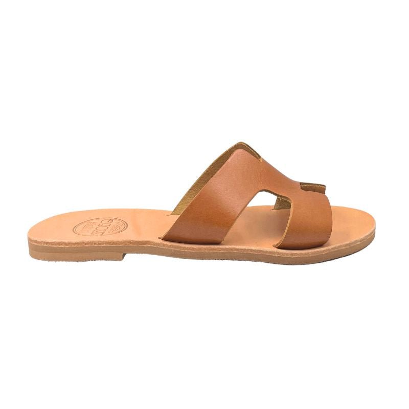 Hania Slide in Tan - Shoeq