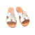 Hania Slide in White - Shoeq