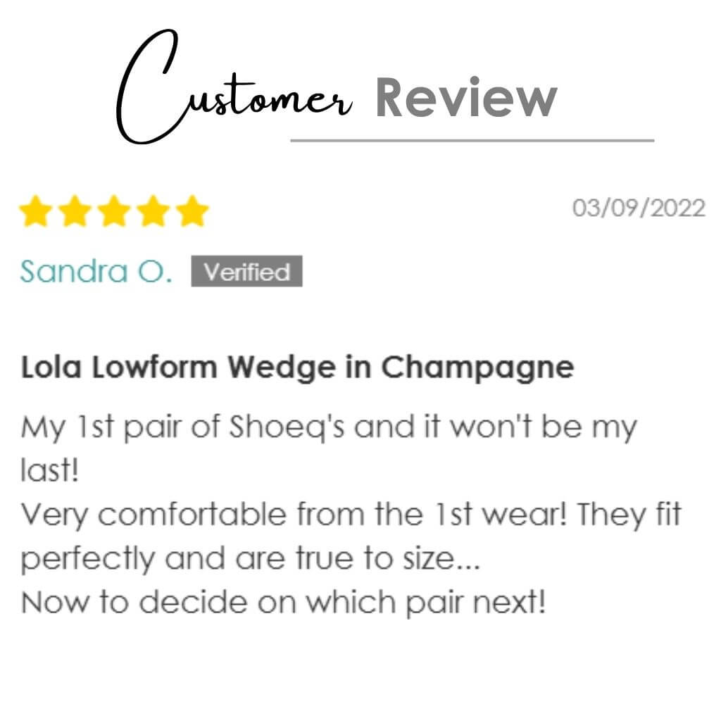 Lola Lowform in Champagne - Shoeq