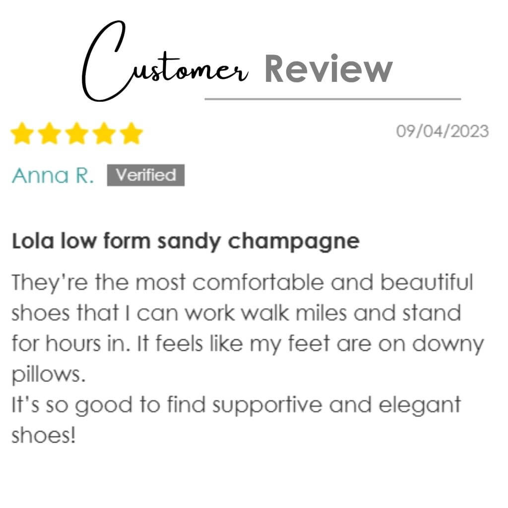 Lola Lowform in Sandy Champagne - Shoeq