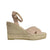 Lucia Espadrille Wedge in Sand - Shoeq