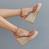 Lucia Espadrille Wedge in Tan - Shoeq