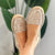 Micro Espadrille Wedge in Champagne Glitter - Shoeq