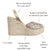 Roxy Wedge ('23 Edit) in Champagne Glitter - Shoeq