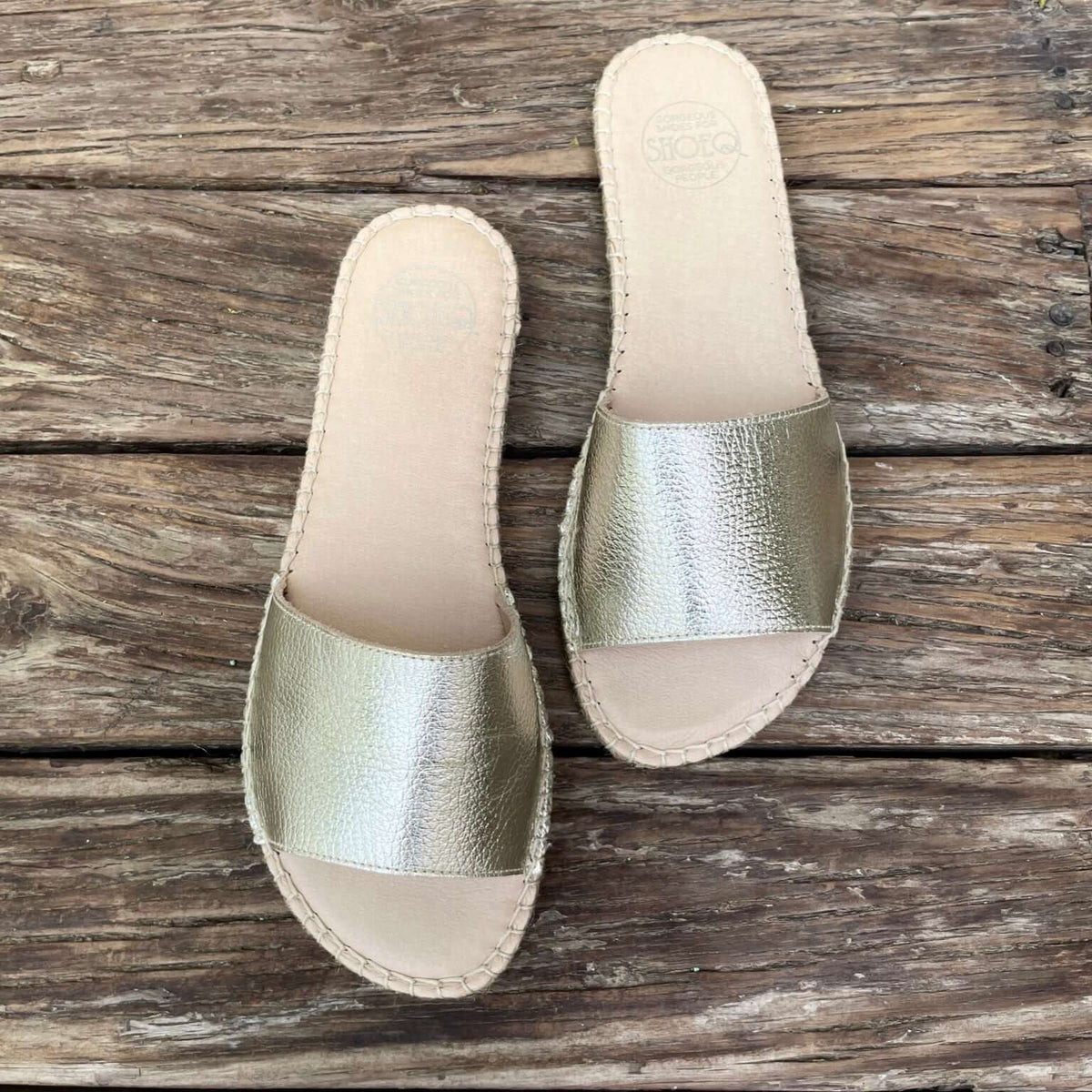 Summer Espadrille in Champagne - Shoeq