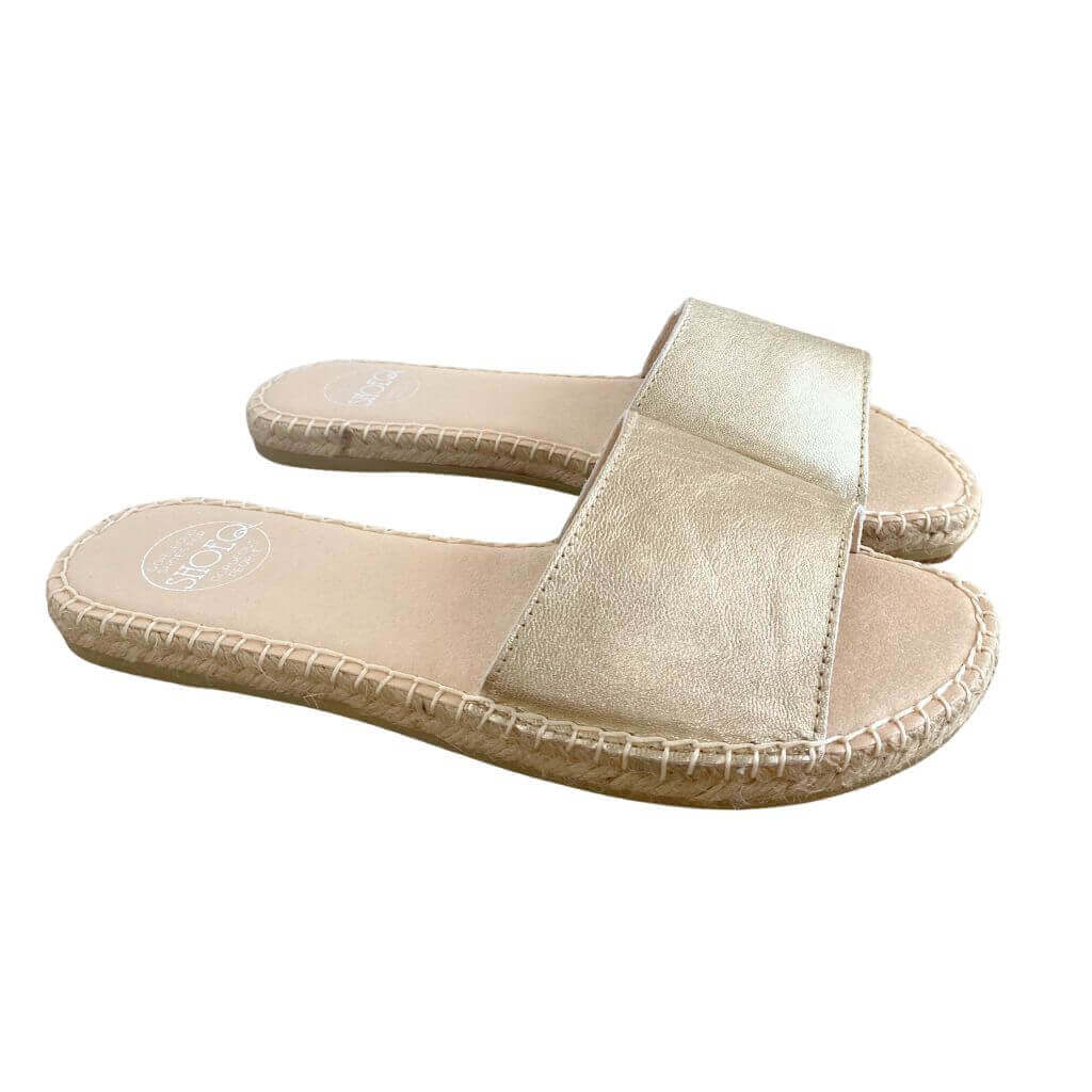 Summer Espadrille in Champagne - Shoeq