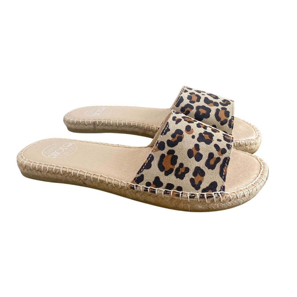 Summer Espadrille in Leopard Print