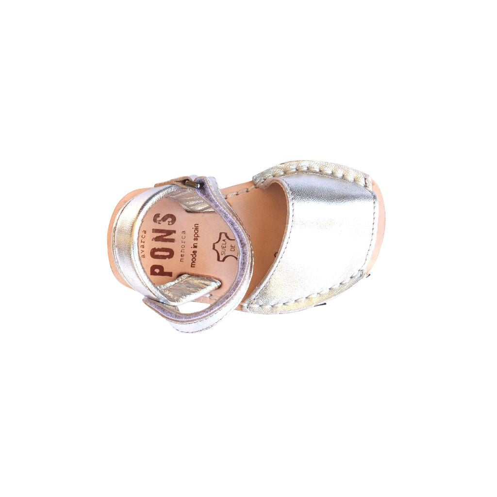 Toddler Avarca in Metallic Silver