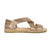 Beach Espadrille in Bronze - Shoeq