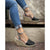 Carla Espadrille Wedge in Midnight Pewter - Shoeq