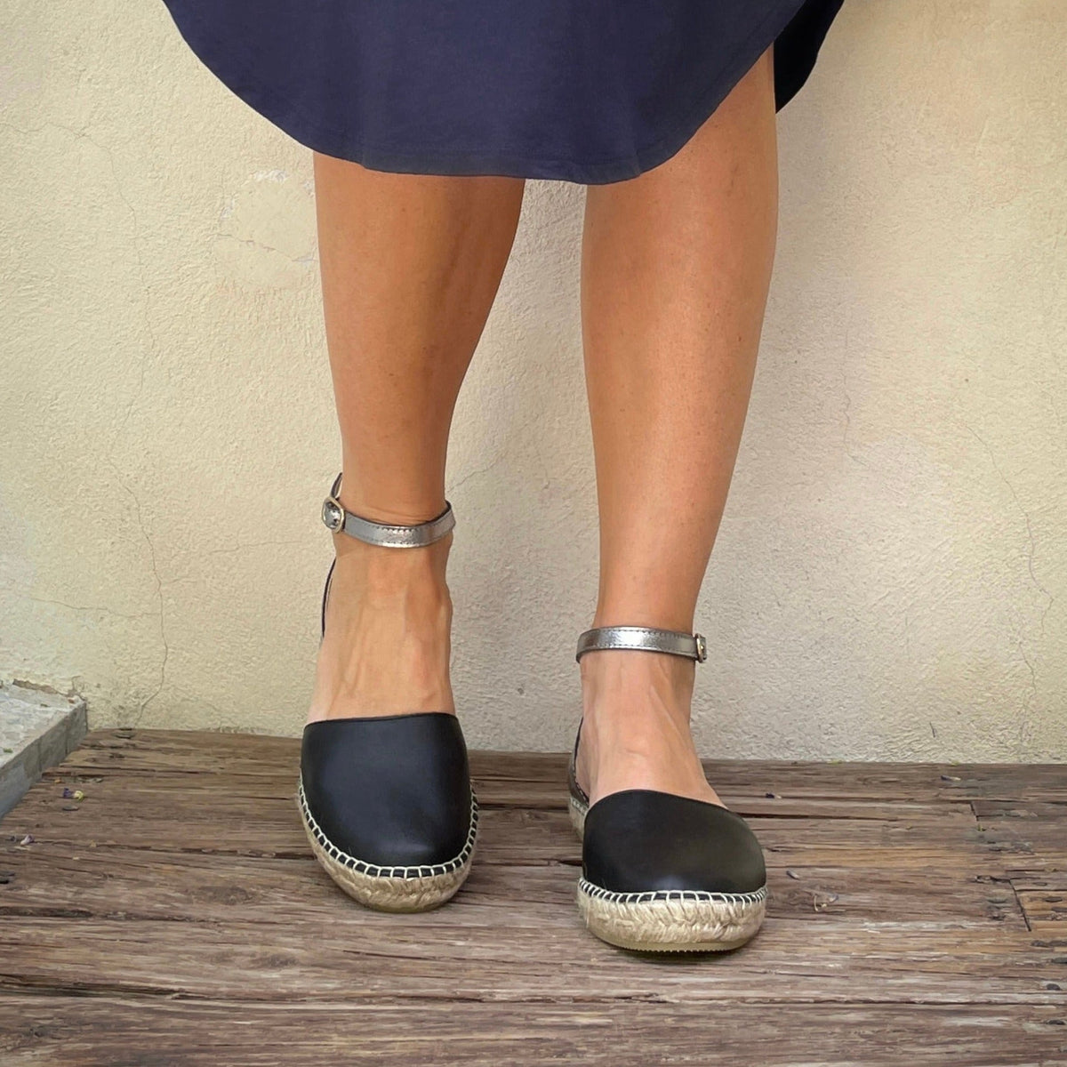 City Espadrille in Midnight Pewter - Shoeq