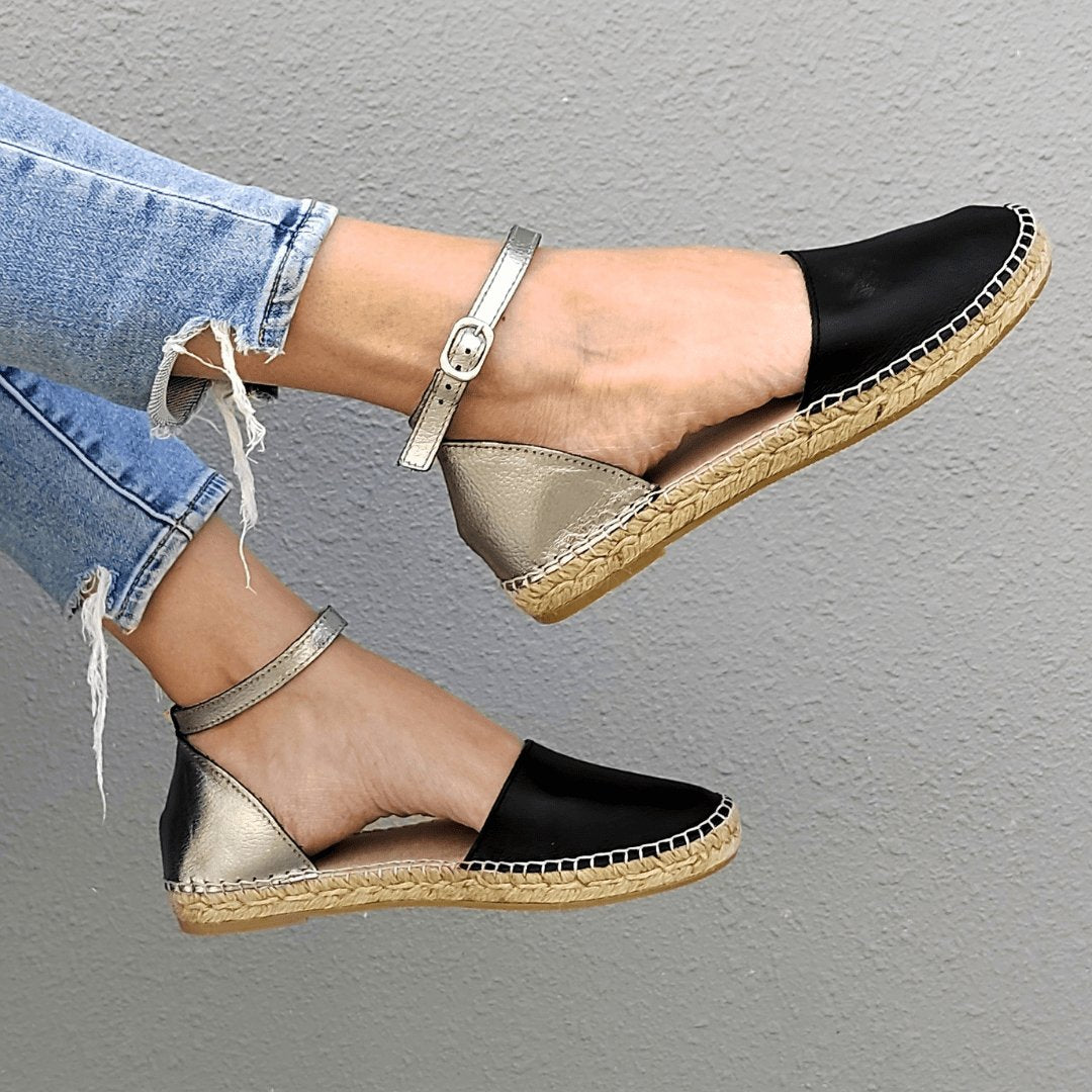 City Espadrille in Midnight Pewter - Shoeq