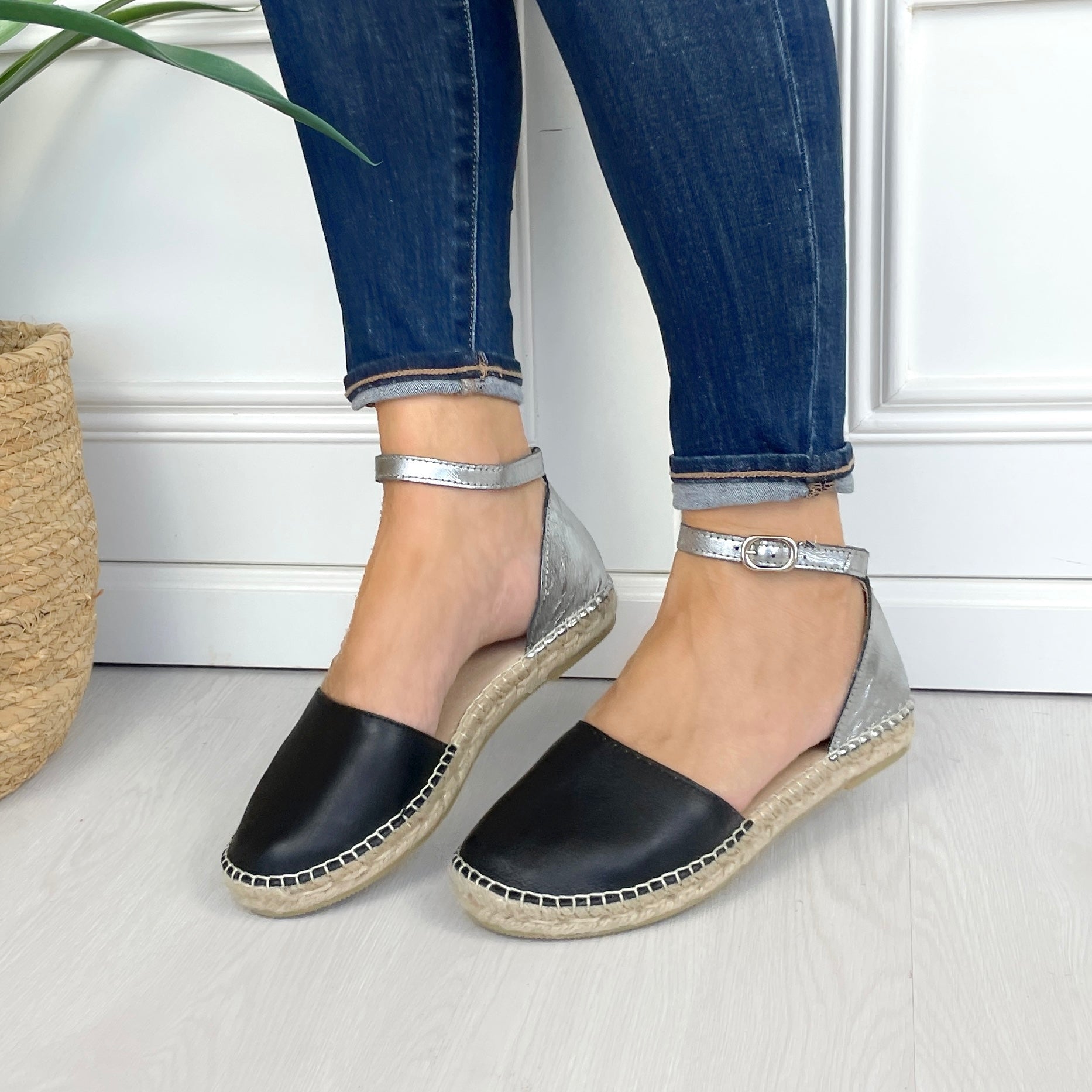 City Espadrille in Midnight Pewter - Shoeq