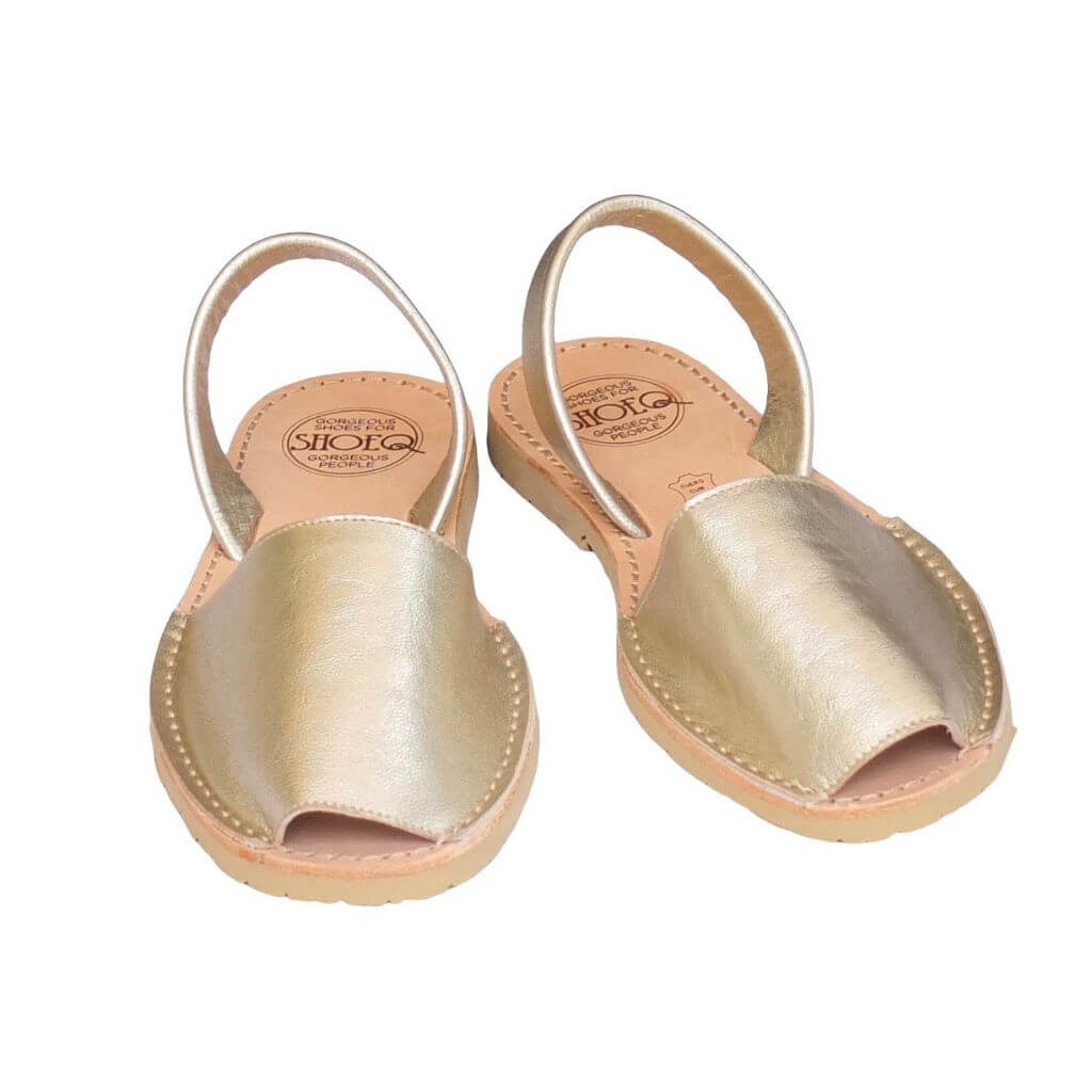 Classic Avarca in Champagne Metallic - Shoeq