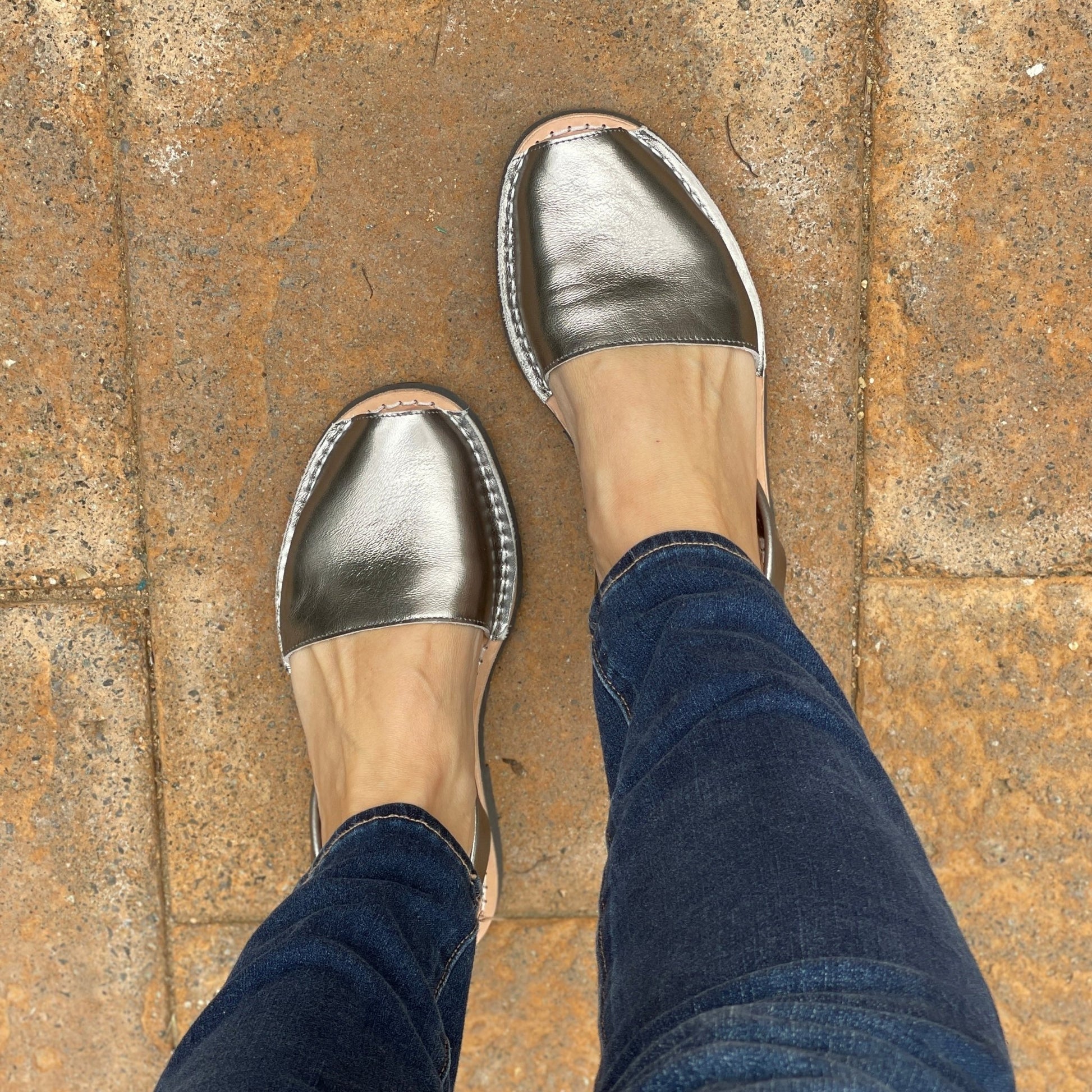 Classic Avarca in Metallic Pewter - Shoeq