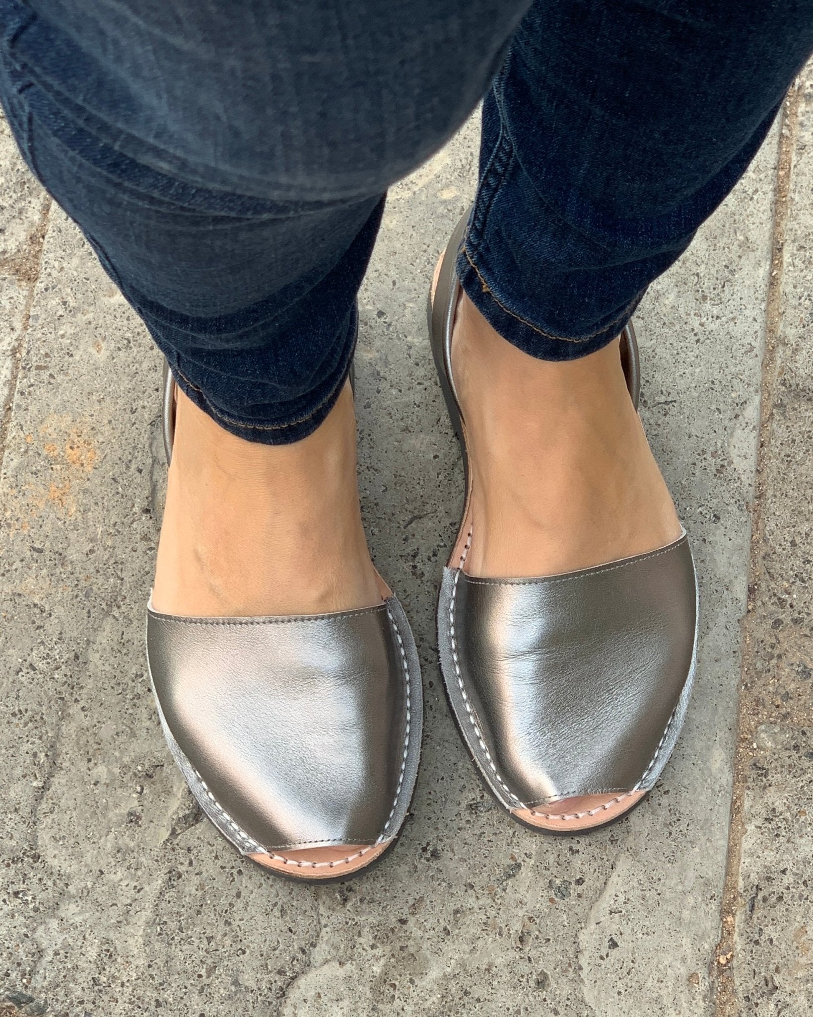 Classic Avarca in Metallic Pewter - Shoeq