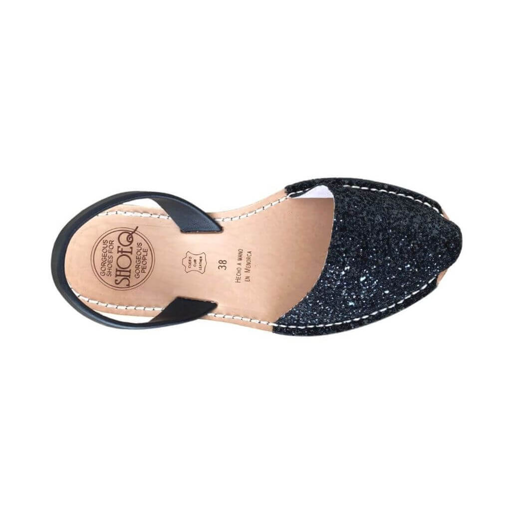 Classic Avarca in Midnight Glitter - Shoeq