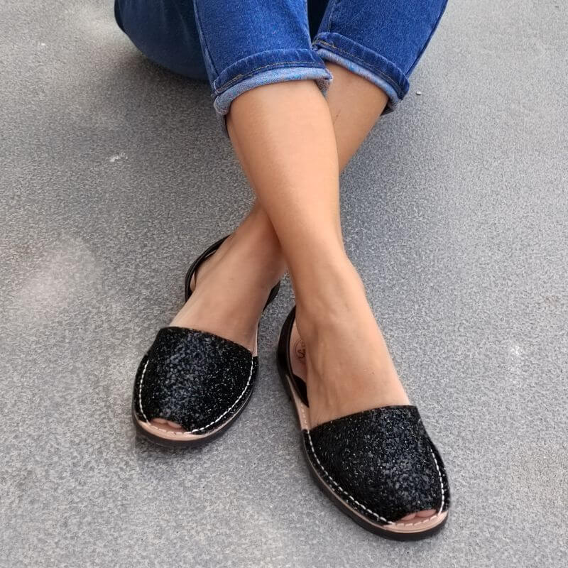 Classic Avarca in Midnight Glitter - Shoeq