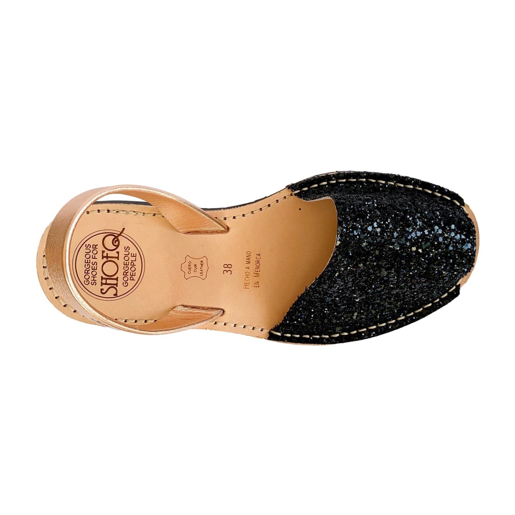 Classic Avarca in Midnight Rose Glitter - Shoeq