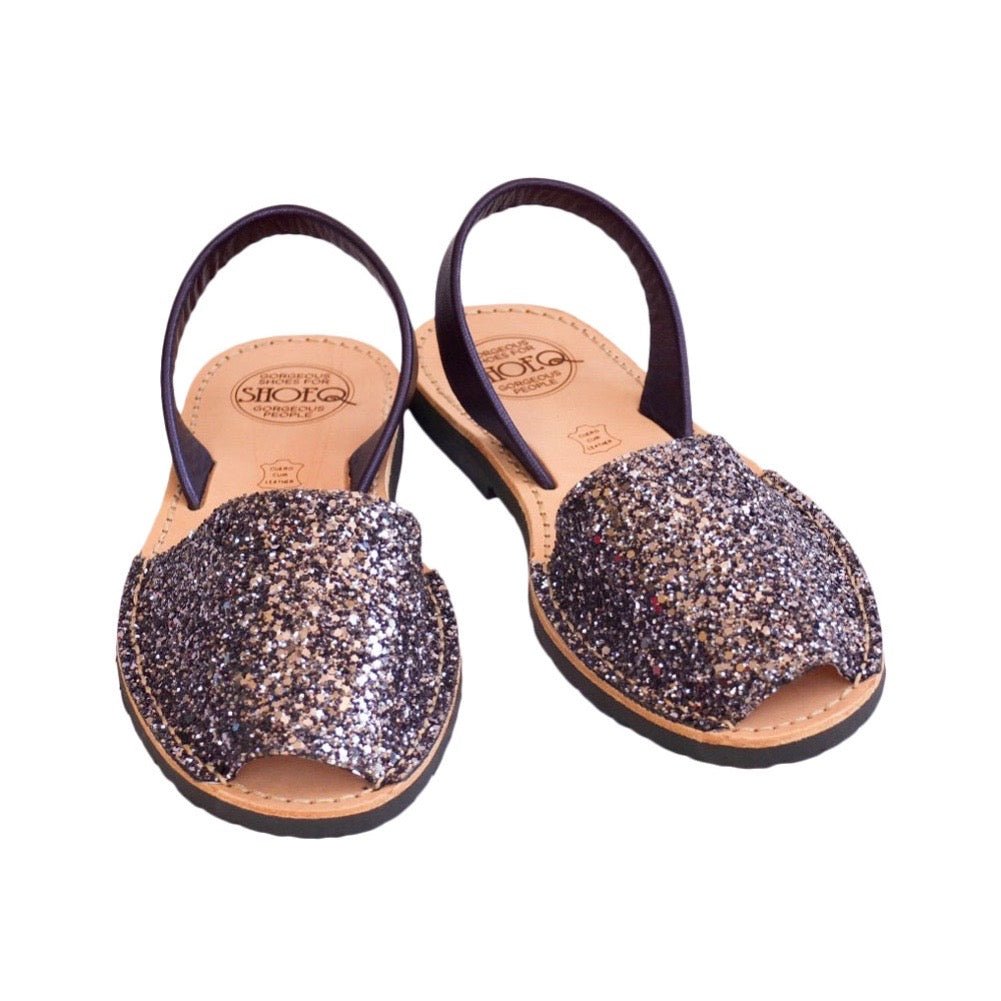 Classic Avarca in Pewter Glitter - Shoeq