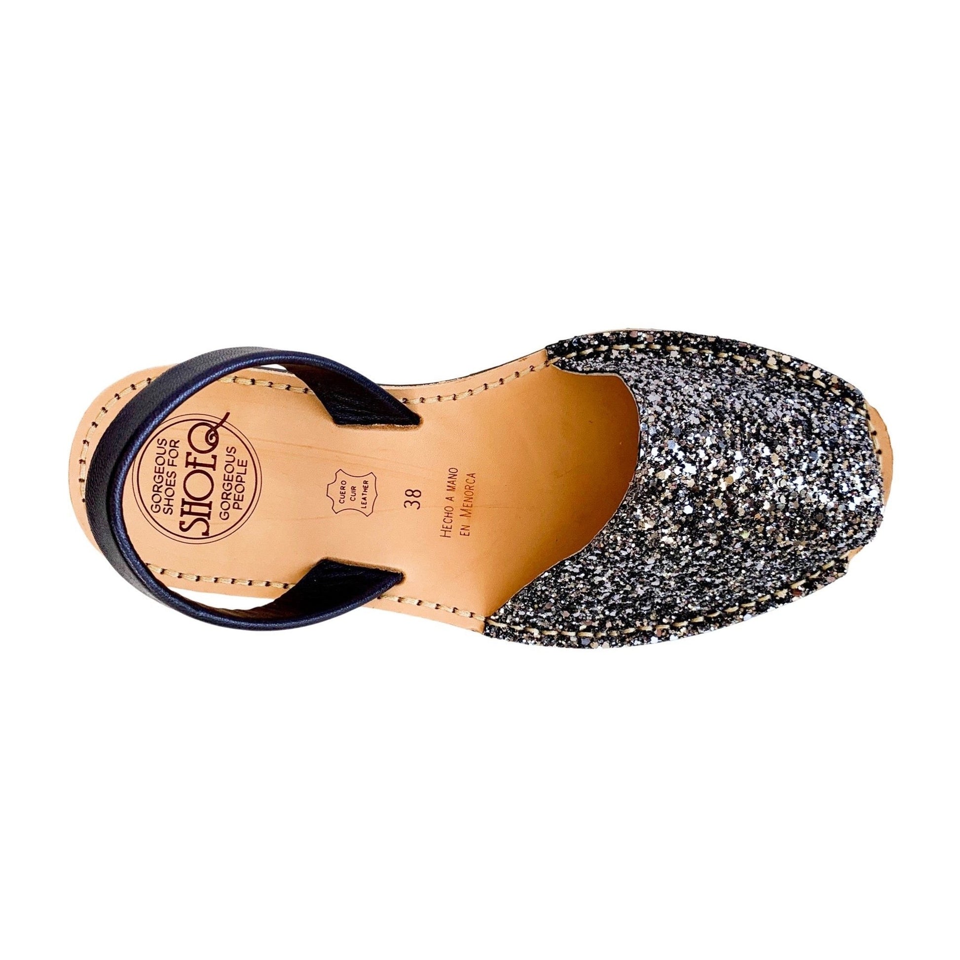 Classic Avarca in Pewter Glitter - Shoeq