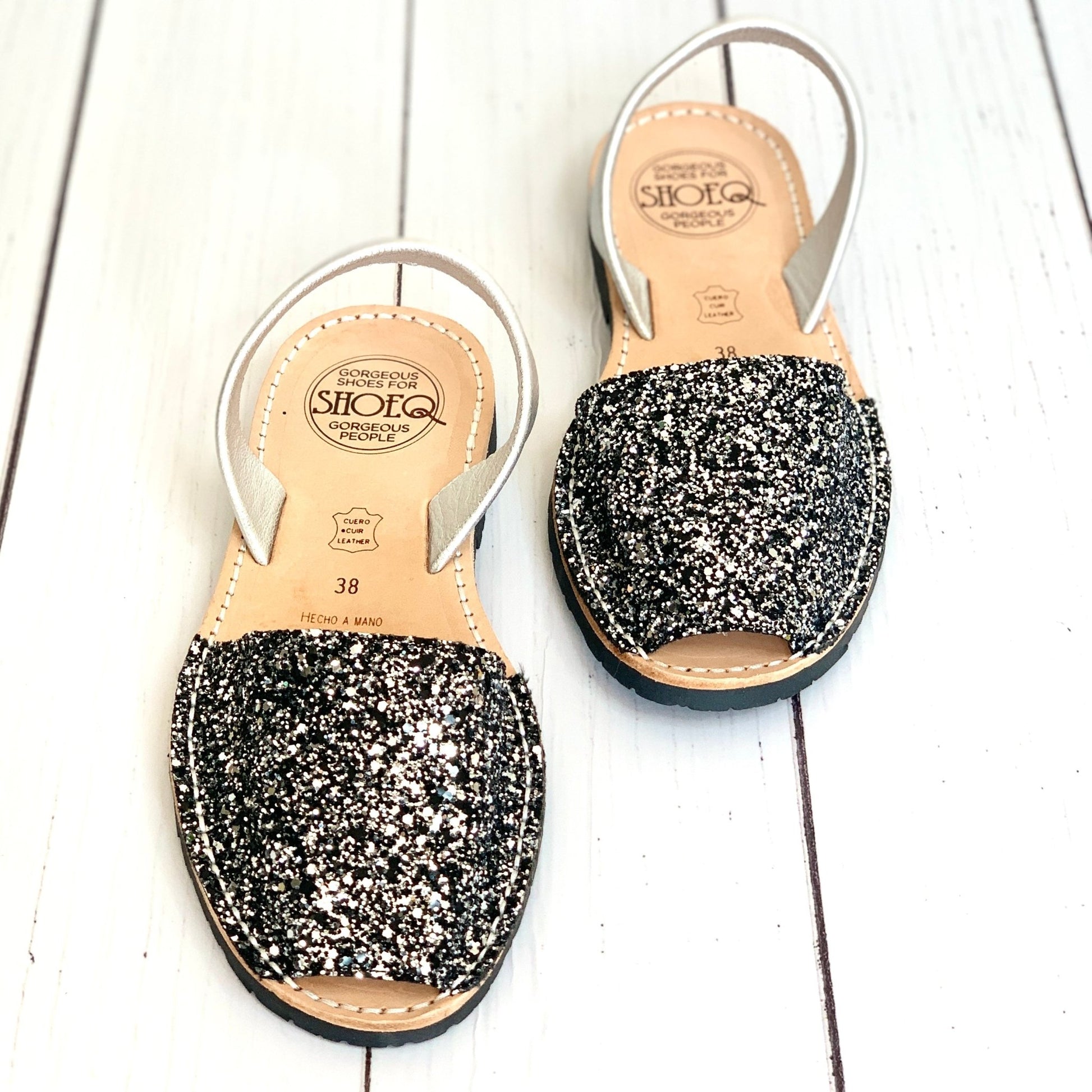 Classic Avarca in Rock Star Glitter - Shoeq