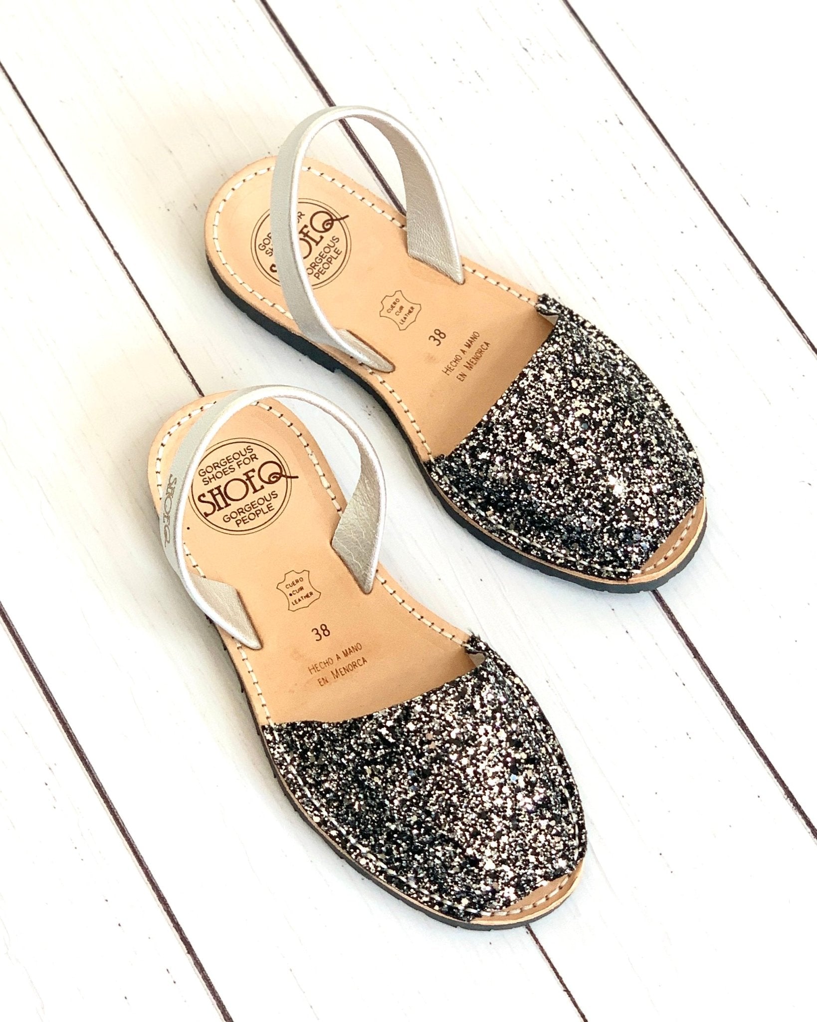 Classic Avarca in Rock Star Glitter - Shoeq