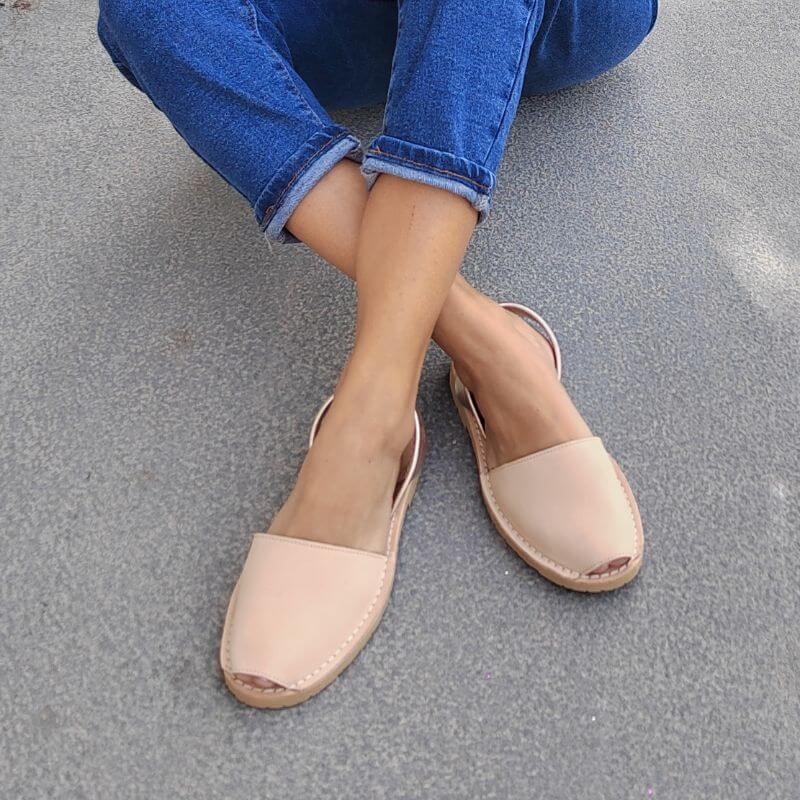 Classic Avarca in Sandy Champagne - Shoeq