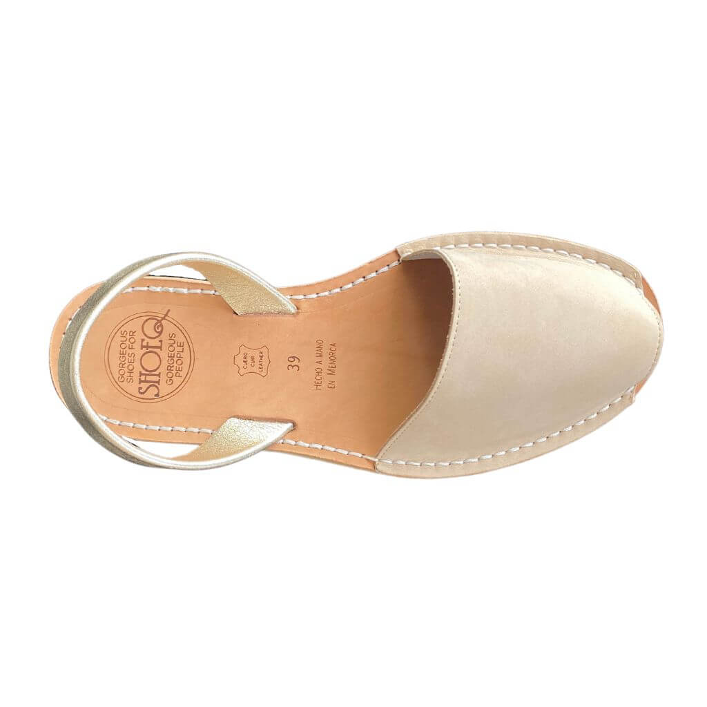 Classic Avarca in Sandy Champagne - Shoeq