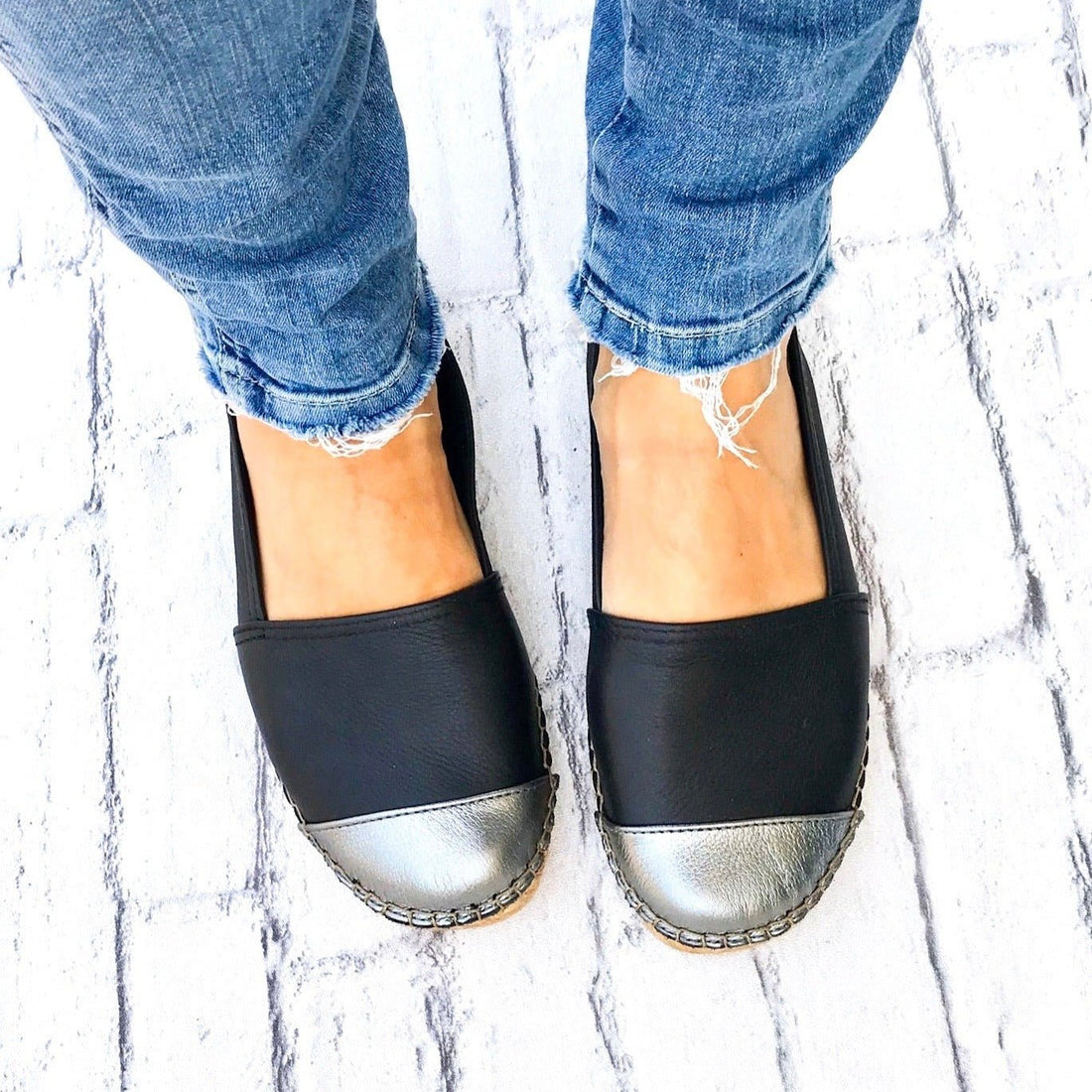 Classic Espadrille in Midnight Pewter - Shoeq