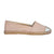 Classic Espadrille In Sandy Champagne - Shoeq