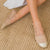 Classic Espadrille In Sandy Champagne - Shoeq