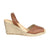 Classic Espadrille Wedge in Chocolate - Shoeq