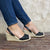 Classic Espadrille Wedge in Midnight Glitter - Shoeq